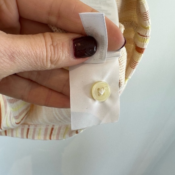 Madewell Textured Stripe Flutter Sleeve Top - Picture 12 of 12